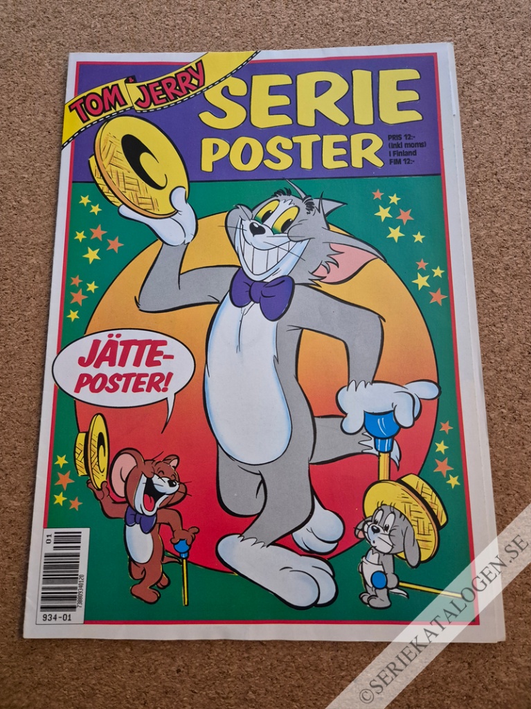 Framsida på Serieposter Tom och Jerry (1991)