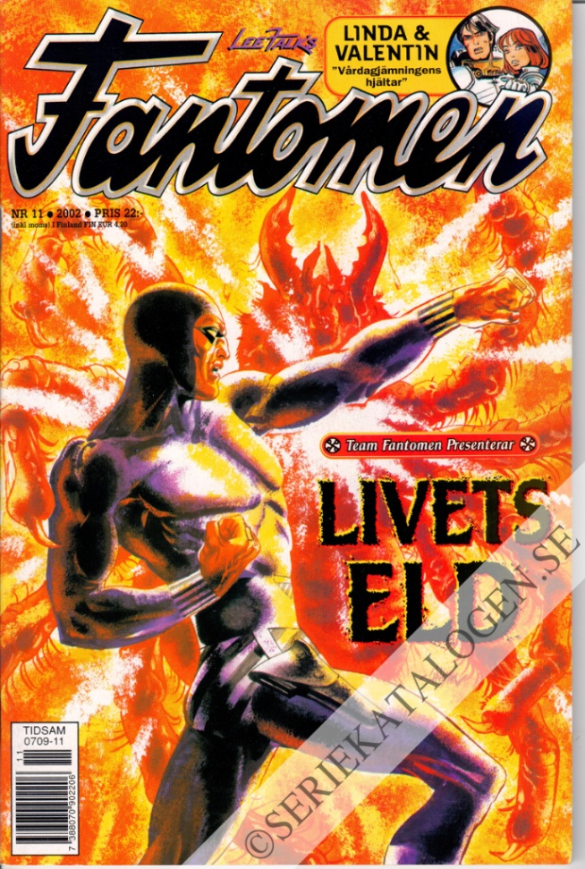 Framsida på Fantomen #11 (2002)