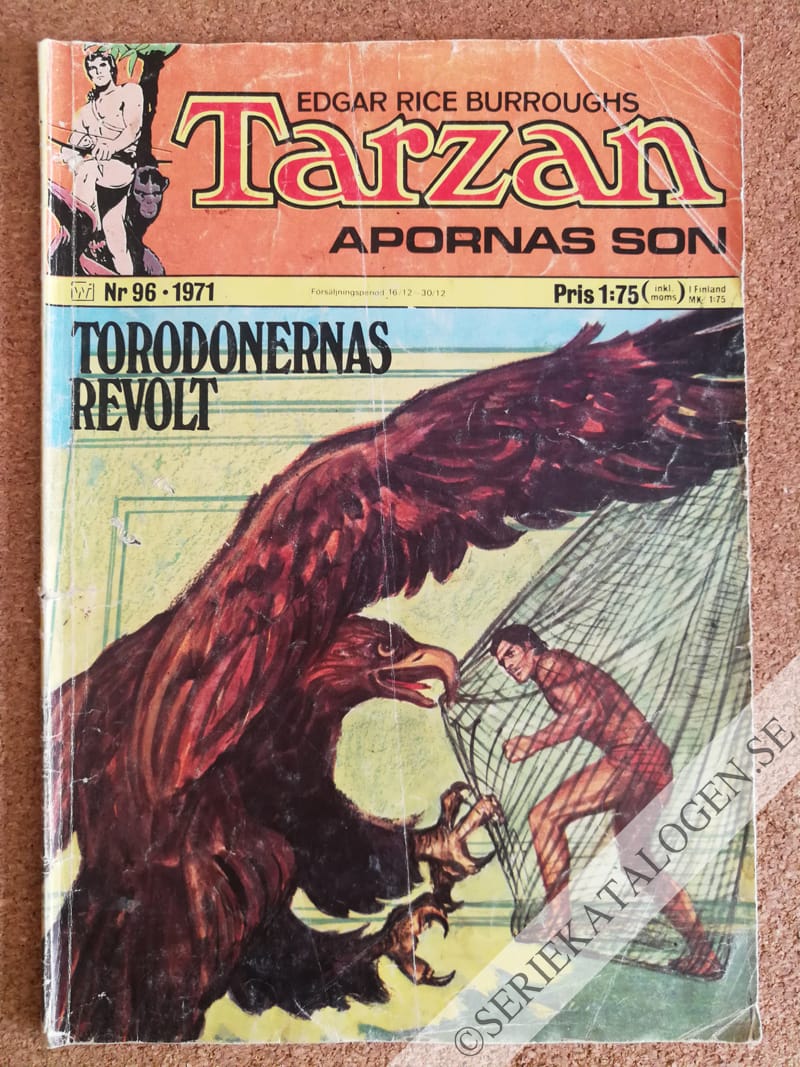 Framsida på Tarzan #96 (1971)
