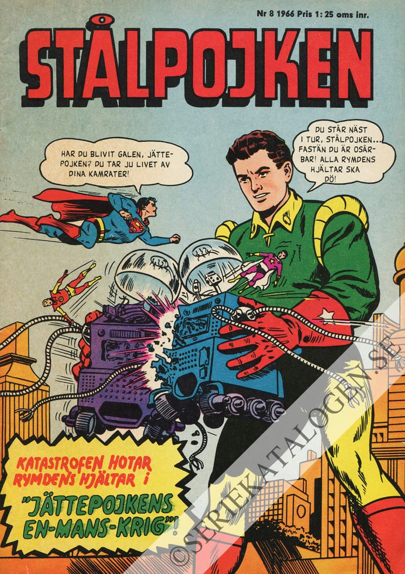 Framsida på Stålpojken #8 (1966)