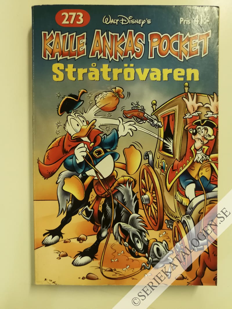 Framsida på Kalle Ankas pocket #273 - Stråtrövaren (2002)