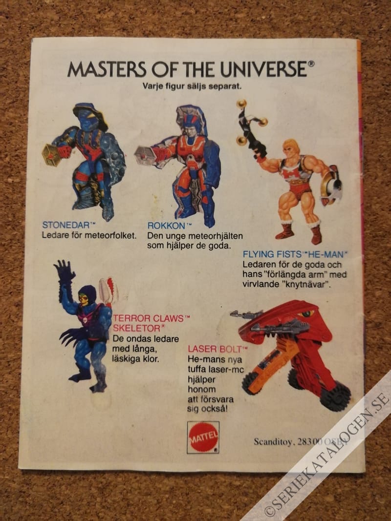 Baksida på Meteorfolket kommer till räddning! (1985)