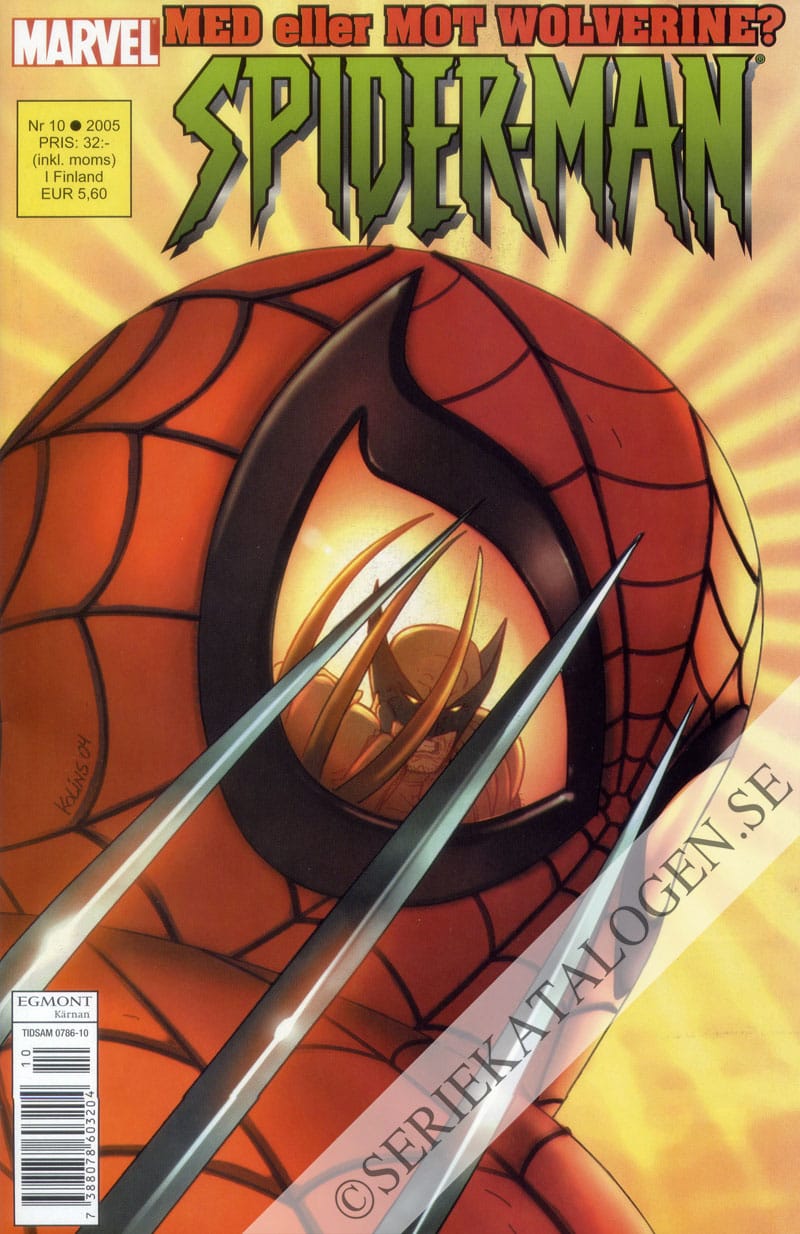 Framsida på Spider-Man #10 (2005)
