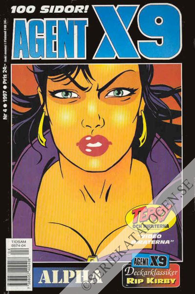 Framsida på Agent X9 #4 (1997)