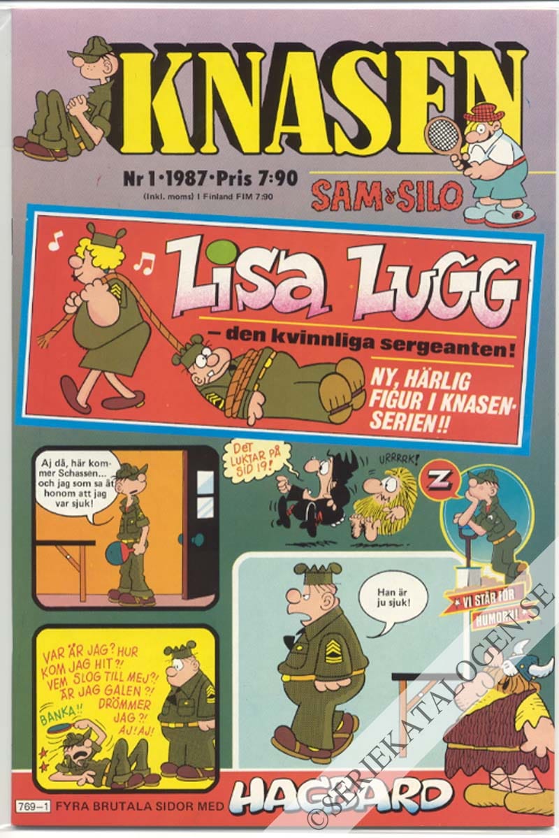 Framsida på Knasen #1 (1987)