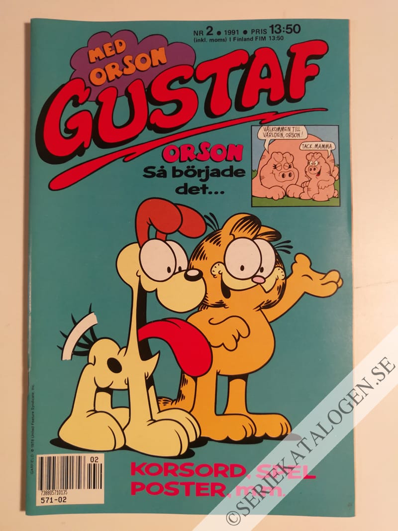 Framsida på Gustaf #2 (1991)