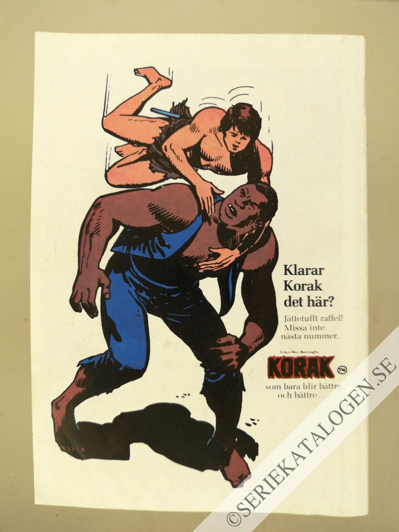 Baksida på Gangstersoldaten (1977)