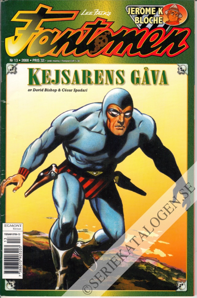 Framsida på Fantomen #13 (2008)