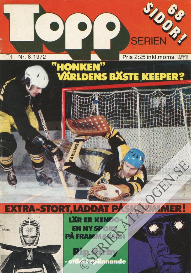 Framsida på Toppserien #8 (1972)