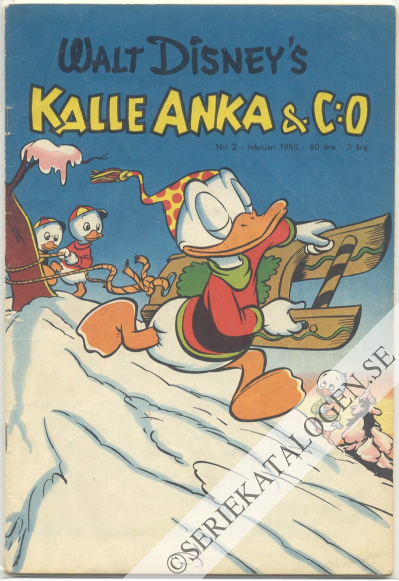 Framsida på Kalle Anka & C:o #2 (1950)