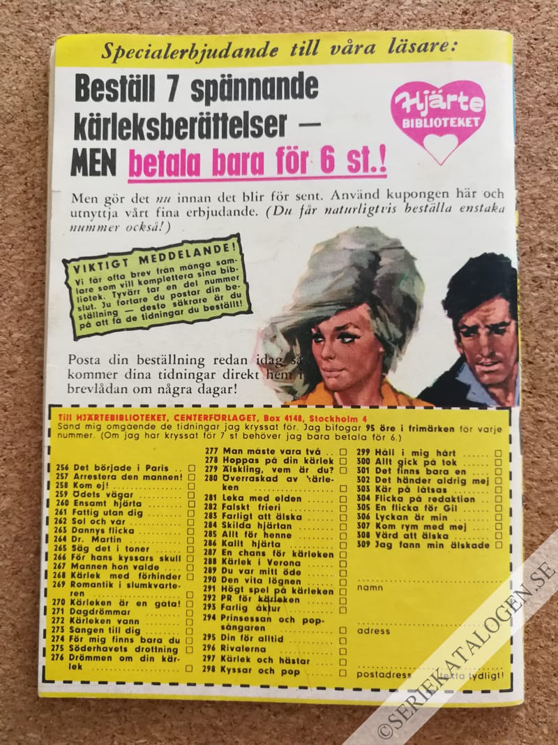 Baksida på Fångad i fällan (1967)