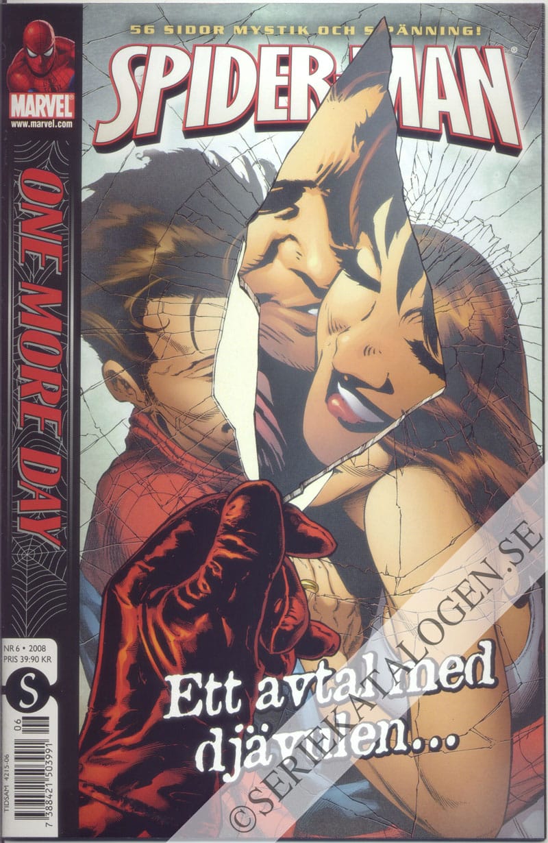Framsida på Spider-Man #6 (2008)