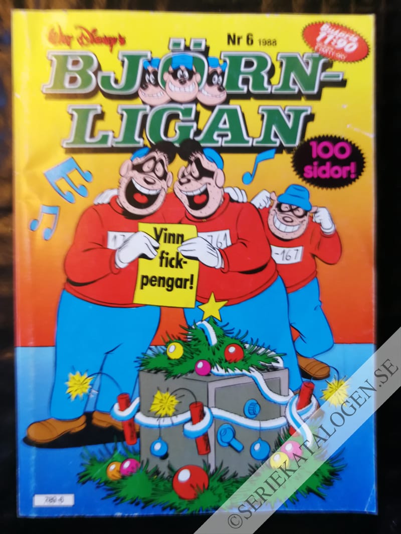 Framsida på Björnligan #6 (1988)