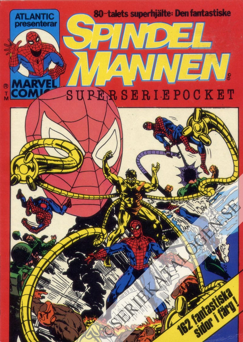 Framsida på Spindelmannen Superseriepocket #6 (1981)