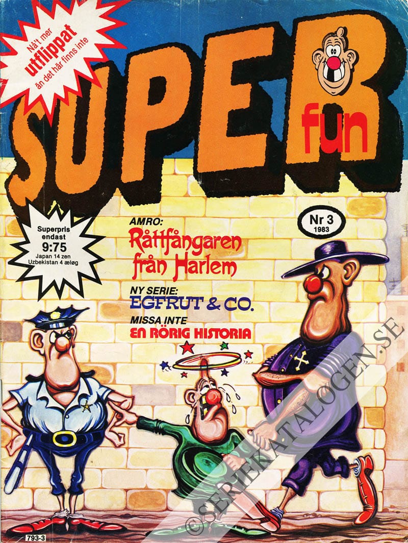 Framsida på Superfun #3 (1983)