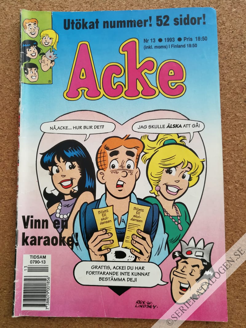 Framsida på Acke #13 (1993)
