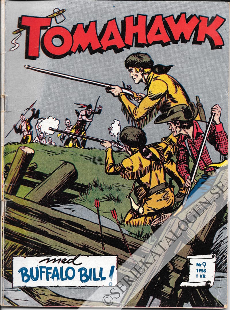 Framsida på Tomahawk #9 (1956)