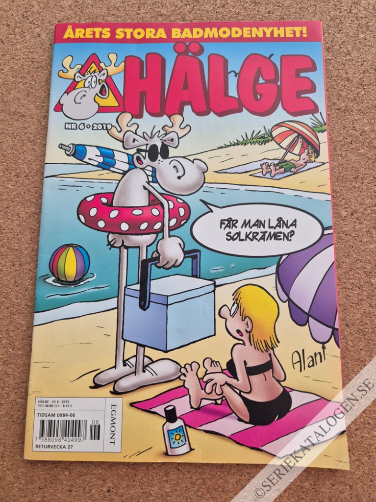 Framsida på Hälge #6 (2019)
