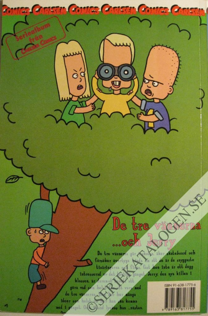 Baksida på De tre vännerna ...och Jerry - VM i tvärnit (2000)