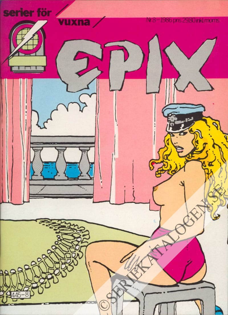 Framsida på Epix #8 (1986)