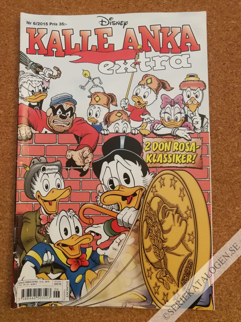 Framsida på Kalle Anka Extra #6 (2015)