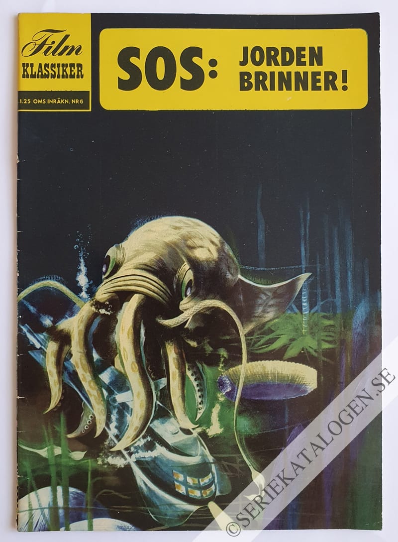 Framsida på Filmklassiker SOS: Jorden brinner! (1962)