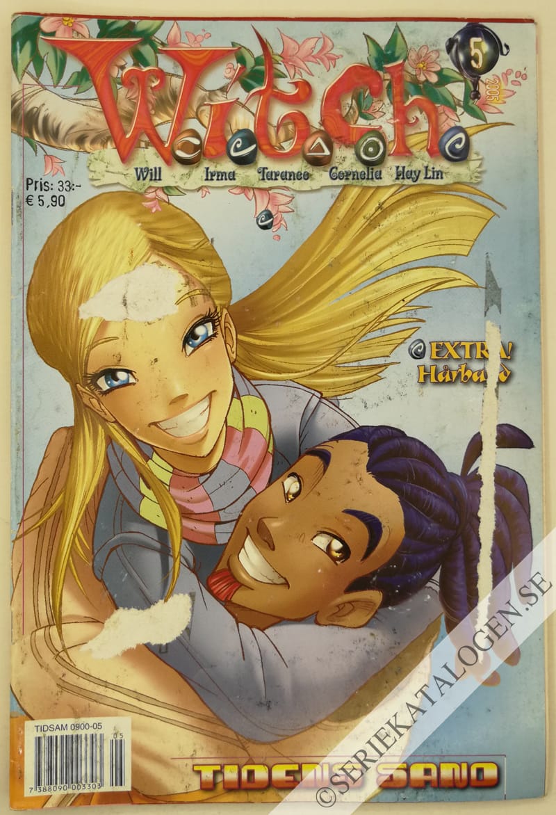 Framsida på W.i.t.c.h. #5 - Tidens sand (2005)