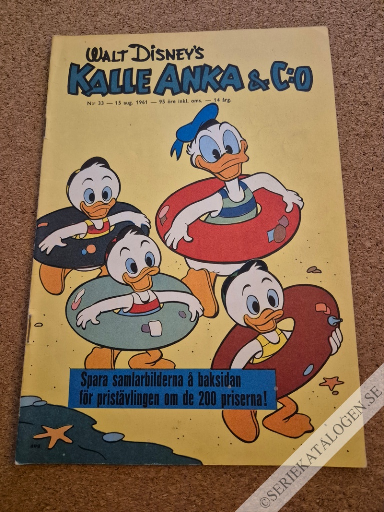 Framsida på Kalle Anka & C:o #33 (1961)