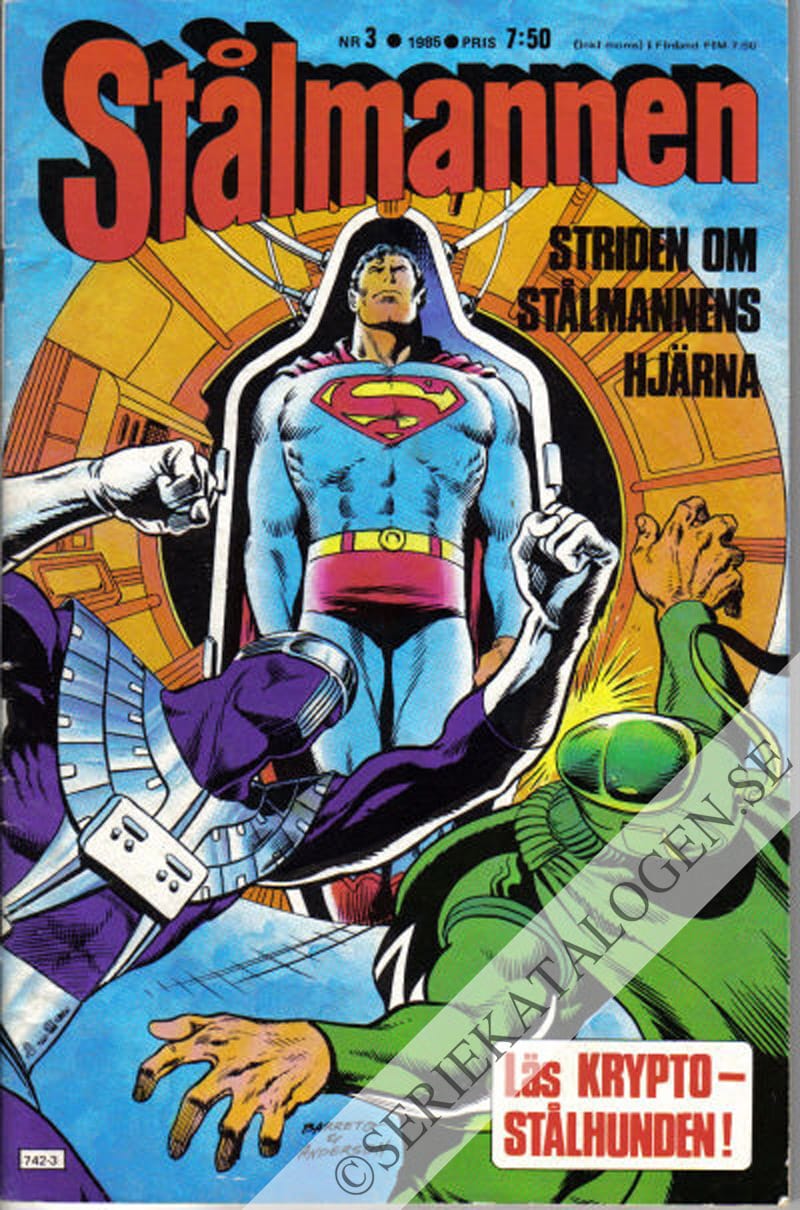 Framsida på Stålmannen #3 (1985)