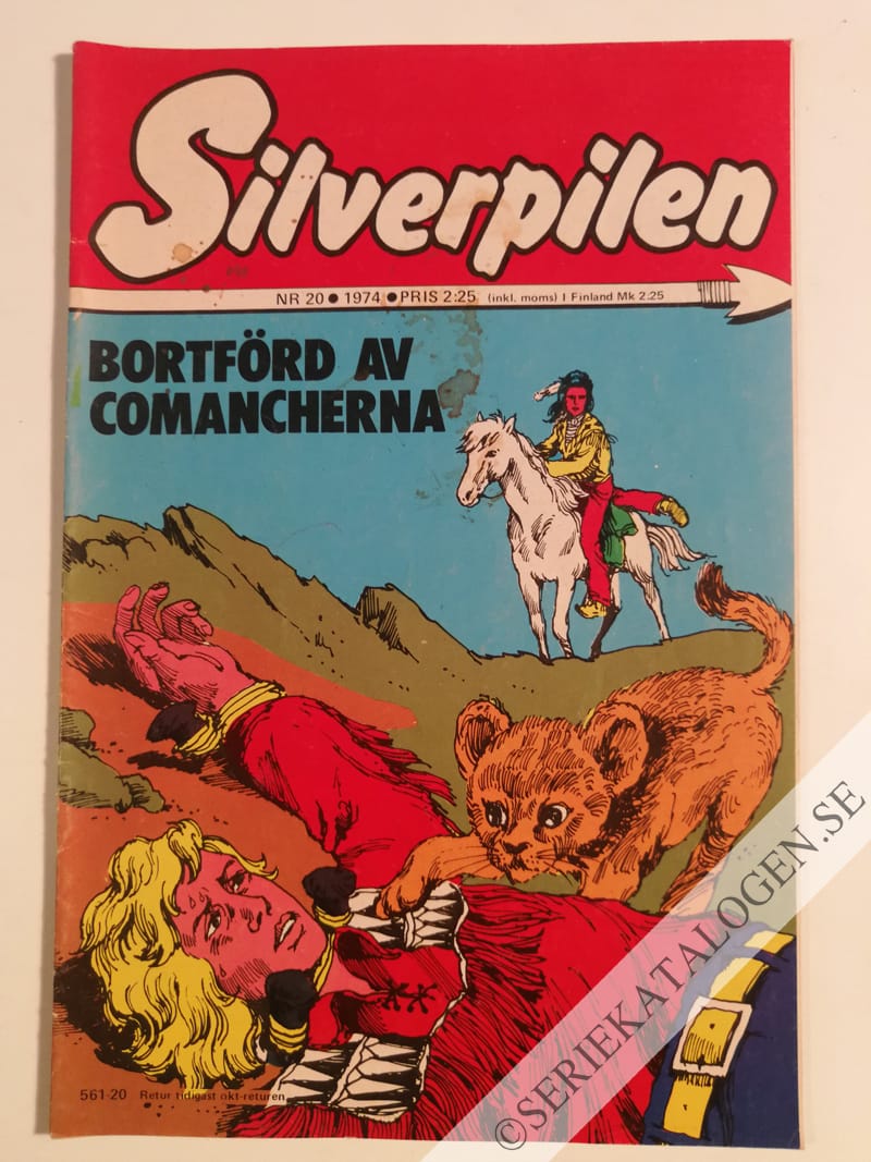 Framsida på Silverpilen #20 (1974)