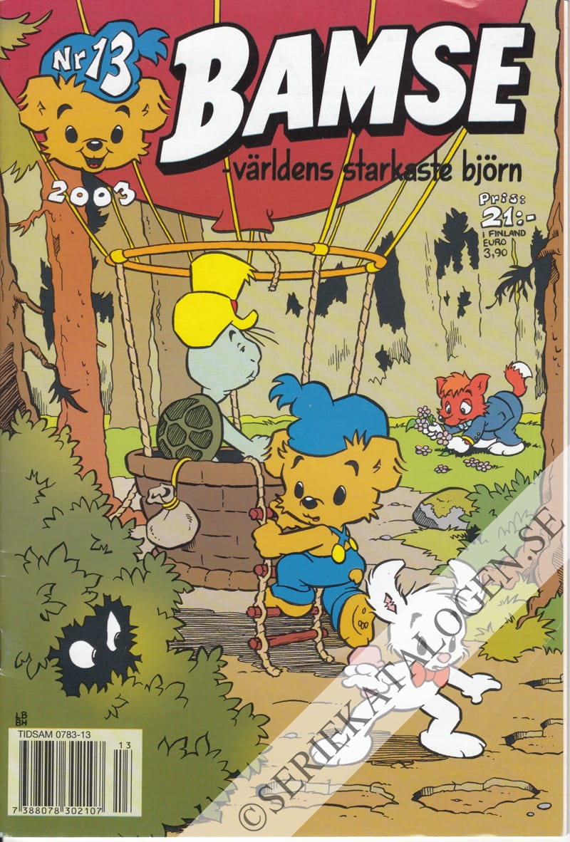 Framsida på Bamse #13 (2003)