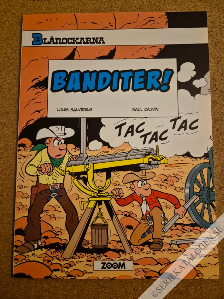 Framsida på Blårockarna Banditer! (2019)