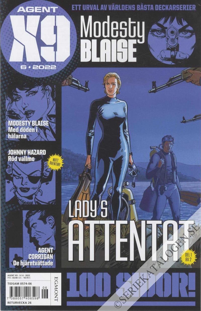 Framsida på Agent X9 #6 (2022)