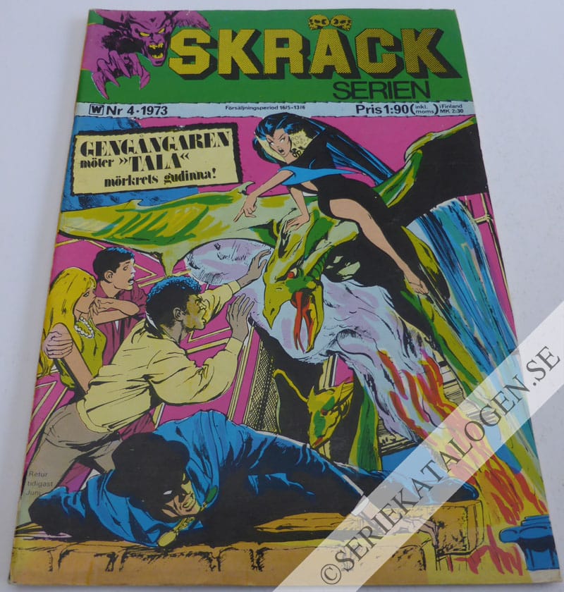 Framsida på Skräckserien #4 (1973)