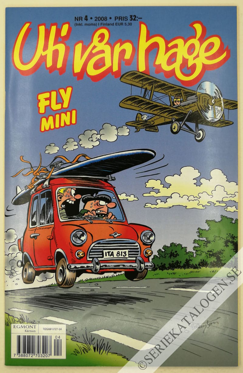 Framsida på Uti vår hage Fly mini (2008)