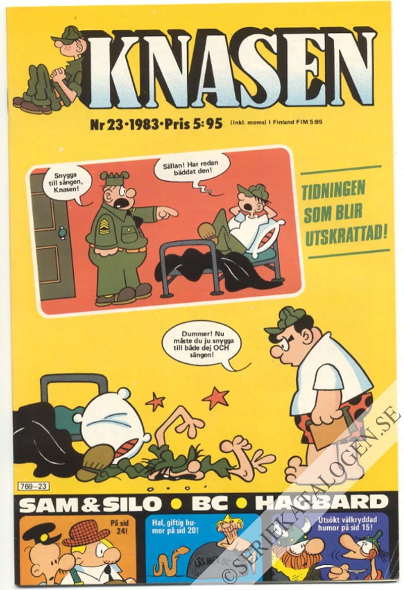 Framsida på Knasen #23 (1983)