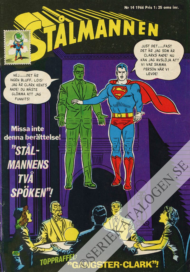 Framsida på Stålmannen #14 (1966)