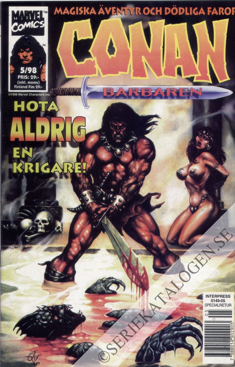 Framsida på Conan barbaren #5 (1998)