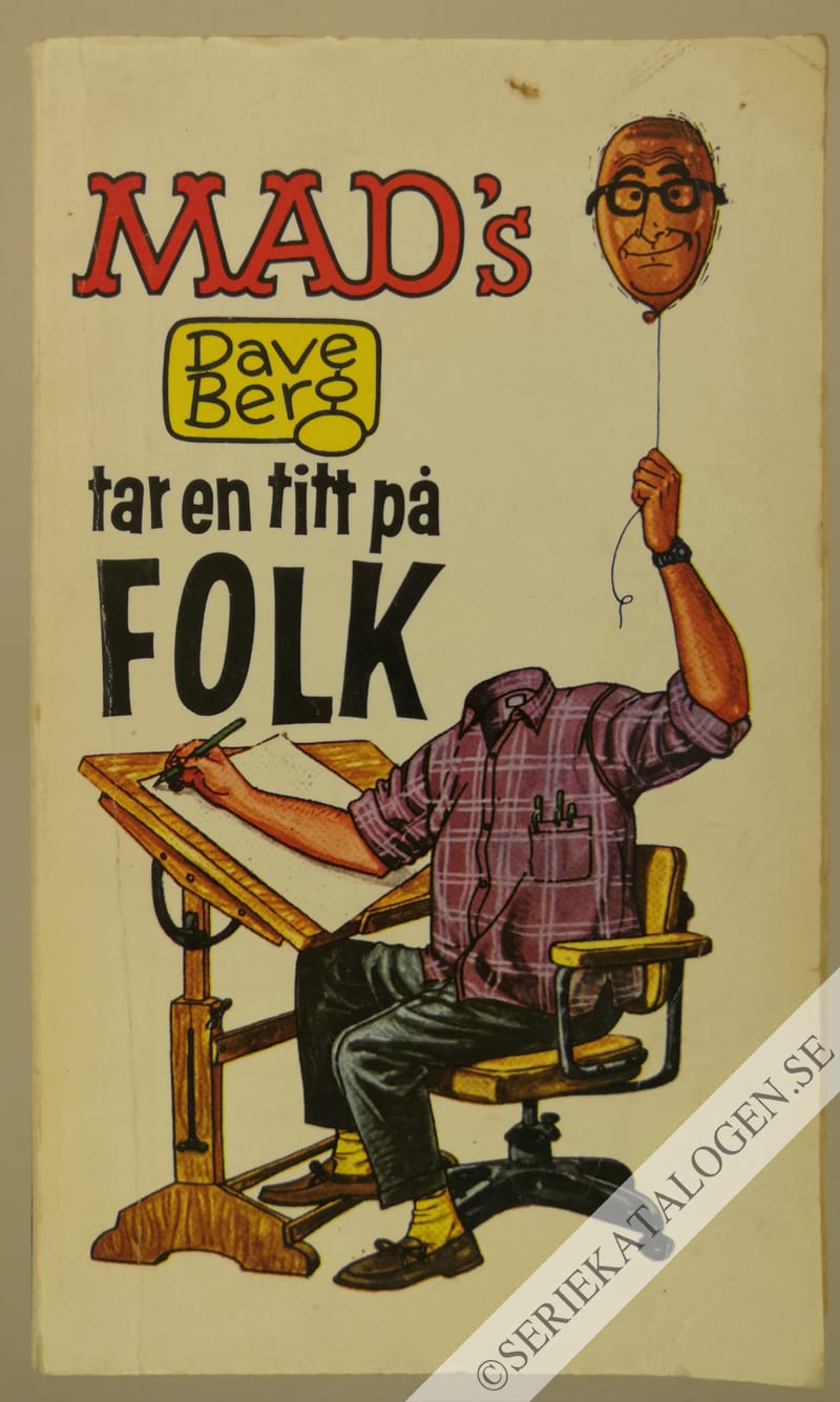 Framsida på MAD-pocket Dave Berg tar en titt på folk (1967)