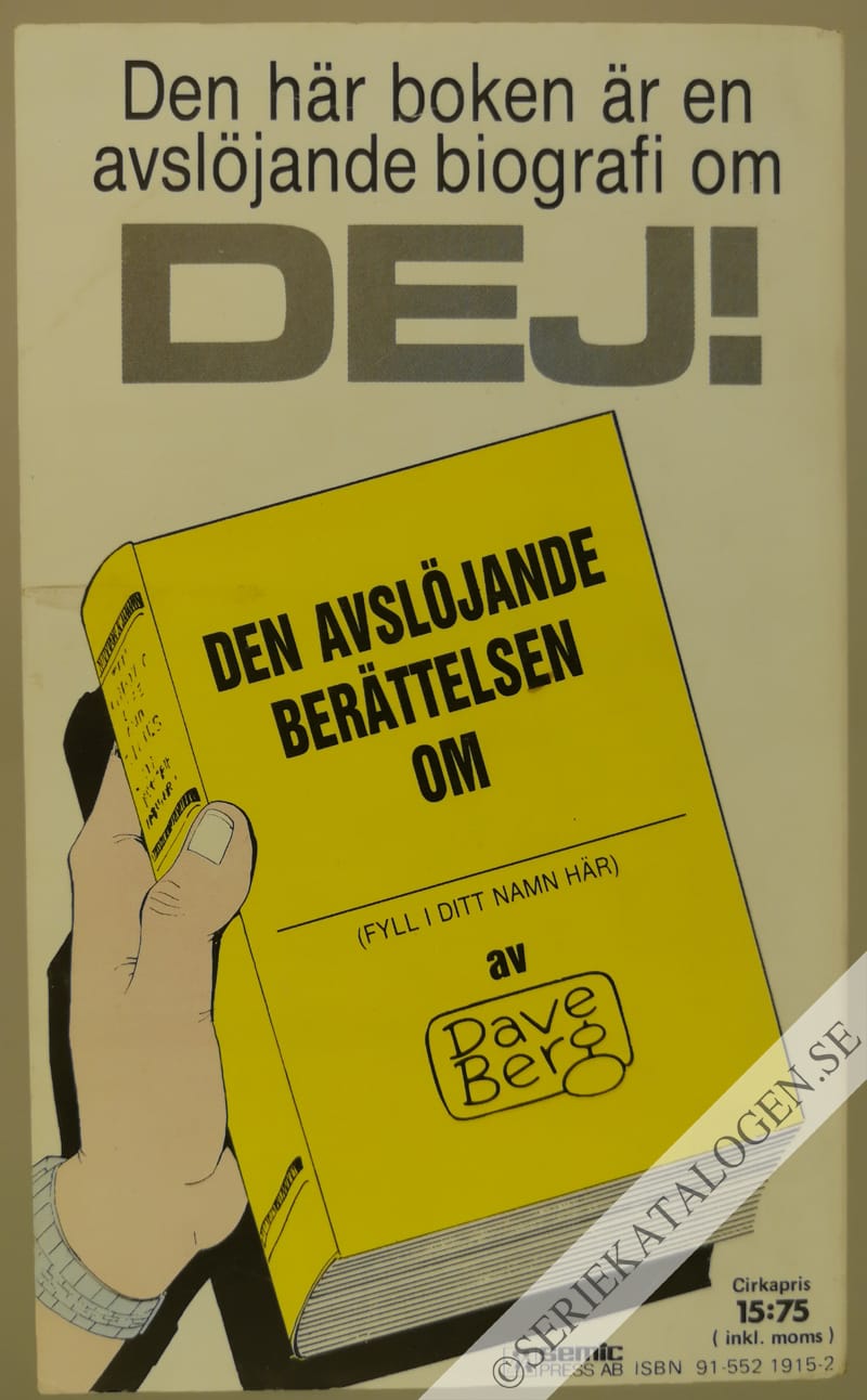 Baksida på MAD's Dave Berg kollar dej (1983)
