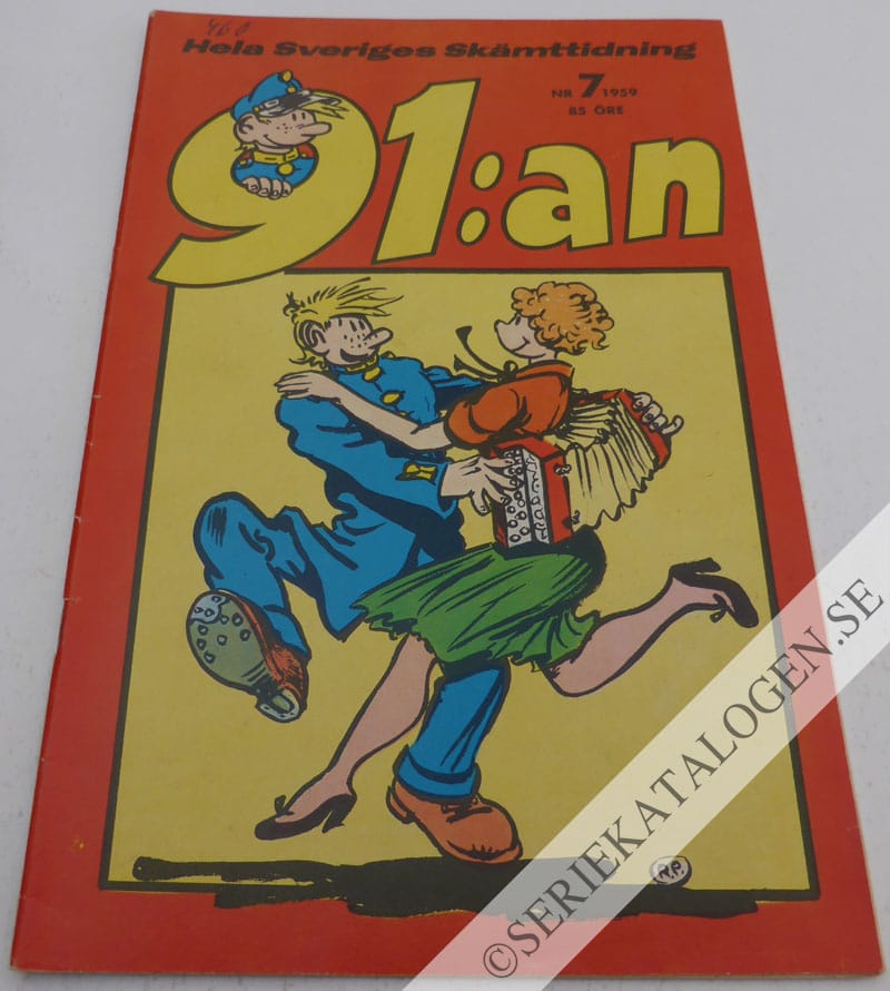 Framsida på 91:an #7 (1959)