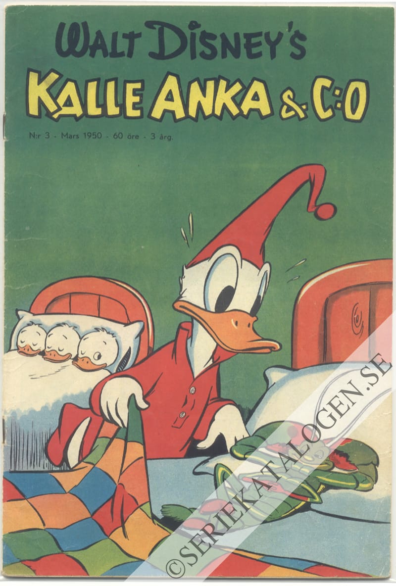 Framsida på Kalle Anka & C:o #3 (1950)
