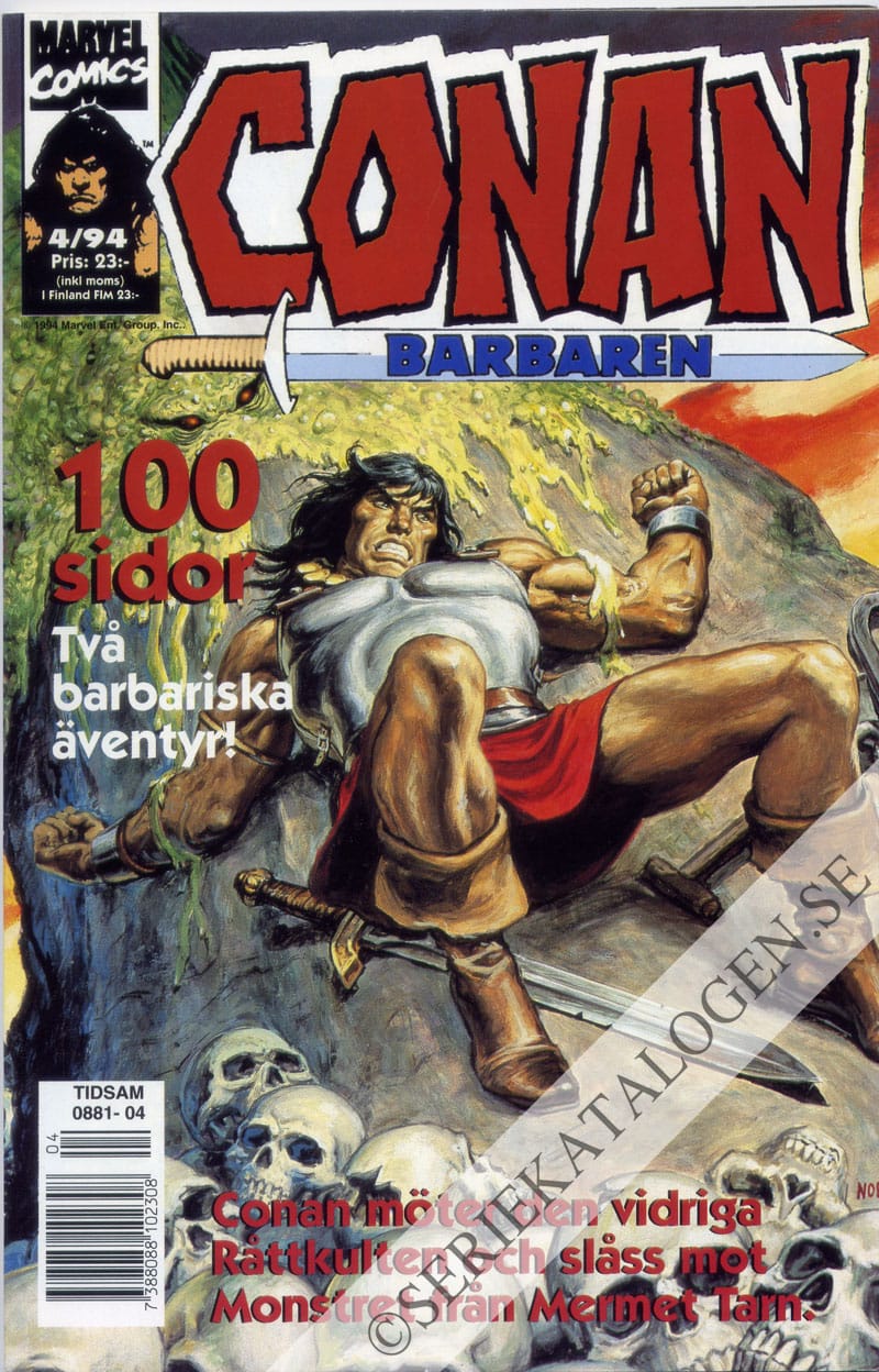 Framsida på Conan barbaren #4 (1994)