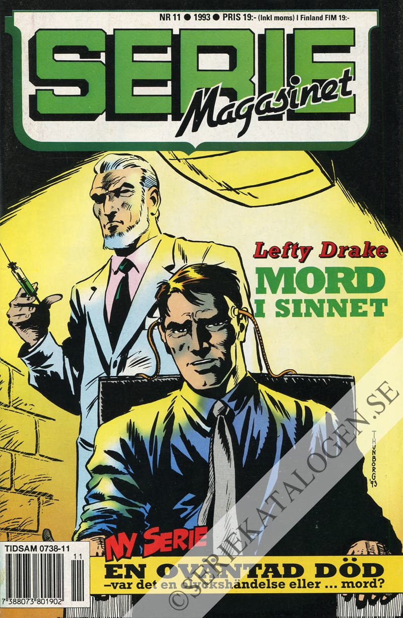 Framsida på Seriemagasinet #11 (1993)