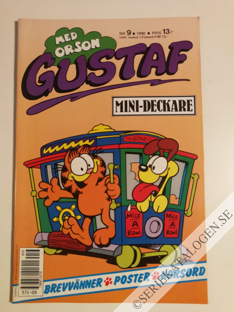 Framsida på Gustaf #9 (1990)
