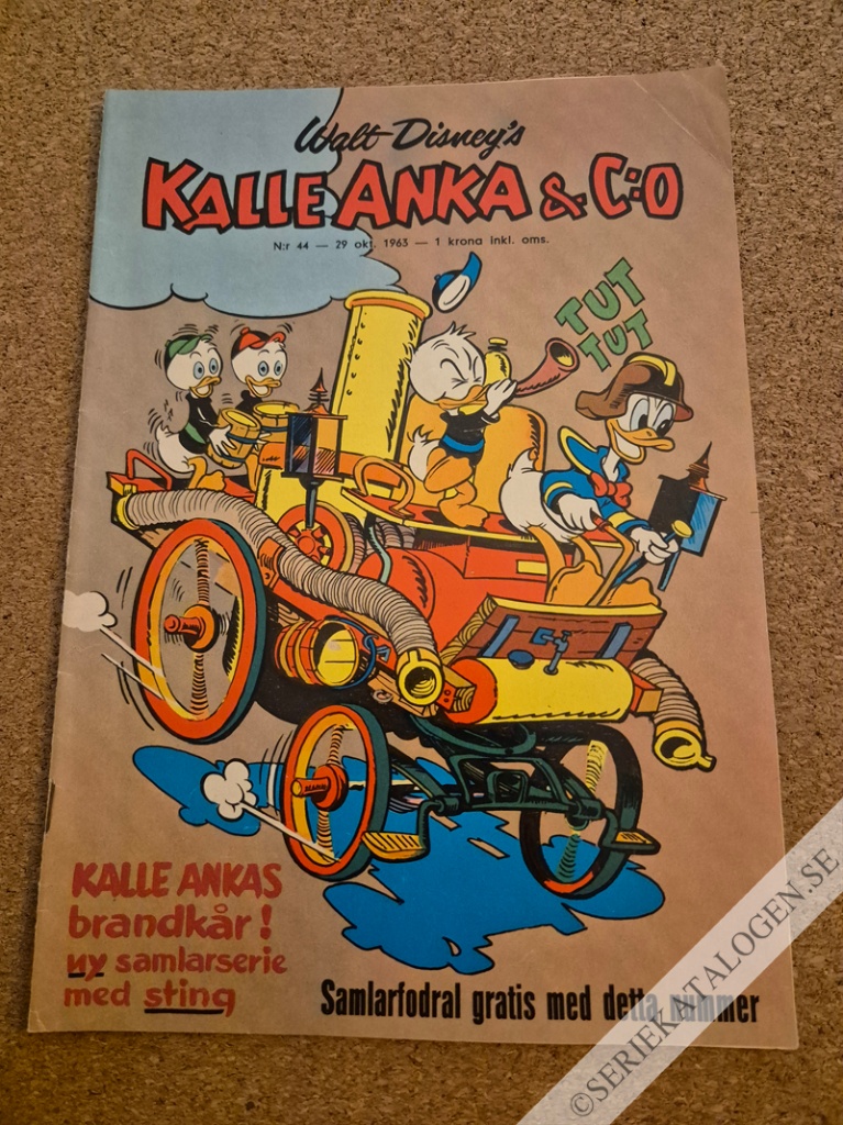 Framsida på Kalle Anka & C:o #44 (1963)