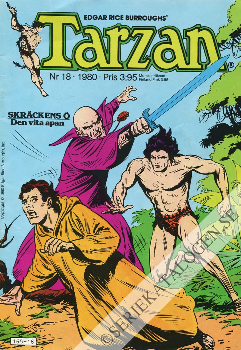 Framsida på Tarzan #18 (1980)
