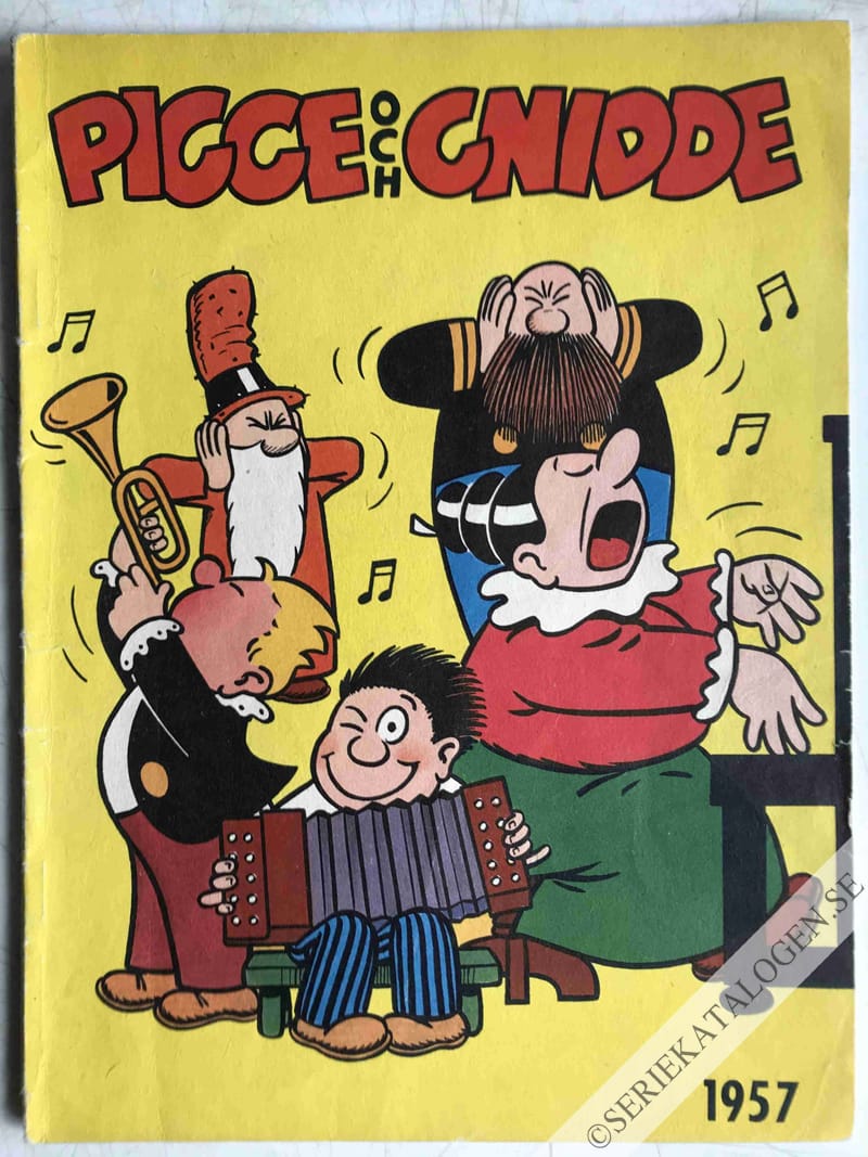 Framsida på Pigge och Gnidde # (1957)