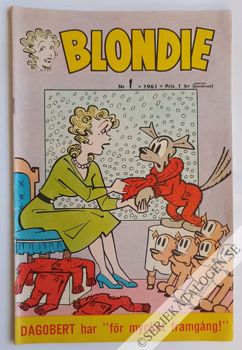 Framsida på Blondie #1 (1961)