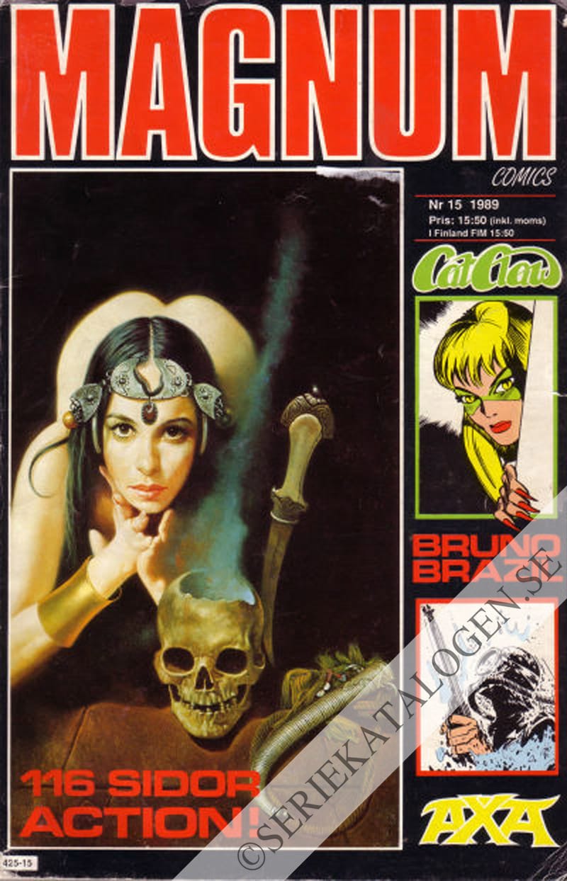 Framsida på Magnum comics #15 (1989)